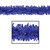 Club Pack of 24 Bright Blue Festive Tissue Festooning Decorations 25' - IMAGE 1