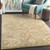 5' x 8' Cornelian Gray and Green Contemporary Hand Tufted Rectangular Wool Area Throw Rug - IMAGE 2