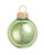 2ct Lime Green Glass Shiny Christmas Ball Ornaments 6" (150mm) - IMAGE 1