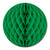 Honeycomb Tissue Paper Ball Decoration - 12" - Green - Pack of 24 - IMAGE 1
