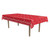 Western Bandana Style Disposable Party Tablecloth - 108" - Red and White- Pack of 12 - IMAGE 2