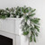 Pre-lit Flocked Snow Mountain Pine Artificial Christmas Garland - 9' x 10" - Clear Lights - IMAGE 2