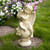 12" Cherub with Lyre Outdoor Garden Statue - IMAGE 1
