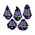 Club Pack of 50 Neon Midnight "Happy New Years" Legacy Party Favor Hats - IMAGE 1