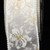 White and Gold Designer Lace Craft Ribbon 2.5" x 20 Yards - IMAGE 1