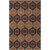 9' x 12' Geometric Brown and Beige Hand Tufted Rectangular Wool Area Throw Rug - IMAGE 1