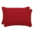 Outdoor Rectangular Patio Lumbar Throw Pillows - 18.5" - Set of 2 - Scarlet Red - IMAGE 1