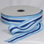 Blue and White Striped Woven Grosgrain Craft Ribbon 1.5" x 55 Yards - IMAGE 2