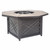 5 Piece Taupe and Black Patio Chair and Gas Fire Pit Outdoor Furniture Set 35" - IMAGE 3