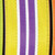 Yellow and Purple Wired Craft Ribbon with Stripes 1.5" x 40 Yards - IMAGE 1