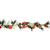 Mixed Berry, Leaves and Pomegranate Fall Harvest Garland - 6' x 10" - Green and Orange - IMAGE 6