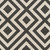 7.25' x 7.25' Diamond Dart Espresso Black and Sandy Beige Square Area Throw Rug - IMAGE 6