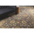 8' Floral Taupe Brown and Gray Hand Tufted Round Wool Area Throw Rug - IMAGE 4