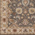 8' Floral Taupe Brown and Gray Hand Tufted Round Wool Area Throw Rug - IMAGE 5