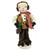 15" Brown and Red Forrest Snow Boy Christmas Tabletop Figurine with Stand - IMAGE 1