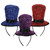 Club Pack of 12 Sparkling Top Hat Decorative Headbands - IMAGE 1