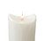 5.25" White Glitter Flameless LED Pillar Candle with Moving Flame - IMAGE 2