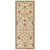 3' x 8' Floral Beige and Red Rectangular Area Throw Rug Runner - IMAGE 1