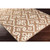 8' x 11' Brown and White Reversible Area Throw Rug - IMAGE 2