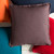 22" Blue Decorative Square Throw Pillow with Matching Corded Trim - Down Filler - IMAGE 2