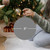 Matte Shatterproof Commercial Christmas Ball Ornament - 8" (200mm) - Pewter Gray - IMAGE 3