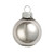 Shiny Finish Glass Christmas Ball Ornaments - 3.25" (80mm) - Silver - 8ct - IMAGE 1