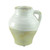 6" French Countryside White Two-Toned Crackle Finish Table Top Jug Decoration - IMAGE 1