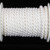 White Braided Cording Wired Craft Ribbon 0.25" x 17 Yards - IMAGE 1