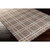 2.5' x 8' Geometric Purple and Ivory Hand Woven Wool Area Throw Rug Runner - IMAGE 2