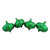 4ct Shiny Green Shatterproof Onion Drop Christmas Ornaments 5.75" (150mm) - IMAGE 2