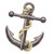 Jointed Nautical Anchor Party Decoration - 5' - Brown and Beige - Pack of 12 - IMAGE 2