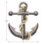 Jointed Nautical Anchor Party Decoration - 5' - Brown and Beige - Pack of 12 - IMAGE 5