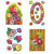 Luau Hibiscus Flower Cutout Party Wall Decorations - 16" - Multicolor -  Pack of 216 - IMAGE 1