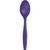 Club Pack of 288 Purple Party Spoons 6.75" - IMAGE 1