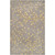 4' x 6' Yellow and Beige Rectangular Area Throw Rug - IMAGE 1