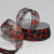 Black and Red Retro Daisies Organza Wired Craft Ribbon 1.5" x 27 Yards - IMAGE 2