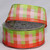 Pink and Green Plaid Wired Craft Ribbon 1.5" x 50 Yards - IMAGE 2