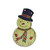 20" Green LED Lighted Snowman Christmas Marquee Wall Decor - IMAGE 1