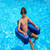 Inflatable Swimming Pool Lounger Hammock Chair - 39" - Blue - IMAGE 5