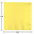 Club Pack of 500 Mimosa Yellow Solid 3-Ply Disposable Lunch Napkins 6.5" - IMAGE 2