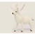 Handcrafted Reindeer Plush Stuffed Animal - 15.5" - White - IMAGE 1
