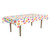 40th Birthday Disposable Party Tablecloth - 108" - Multicolor - Pack of 12 - IMAGE 2