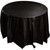Disposable Banquet Party Tablecloth - 84" - Black - Pack of 12 - IMAGE 1