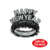 Regal Happy New Year Tiara Party Favors - Black and Silver - One Size - Pack of 50 - IMAGE 5