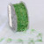 Sheer Pale Green Christmas Wired Craft Ribbon Garland 1" x 27 Yards - IMAGE 1