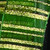 Sheer Green and Gold Striped Woven Wired Craft Ribbon 1.5" x 25 Yards - IMAGE 1