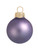 4ct Lilac Purple Glass Matte Christmas Ball Ornaments 4.75" (120mm) - IMAGE 1