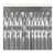 1-Ply Metallic Disposable Tree Skirting - 14' - Silver - pack of 6 - IMAGE 2