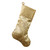 20.5" Gold Glittered Swirl Christmas Stocking with Velveteen Cuff - IMAGE 1