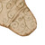 20.5" Gold Glittered Swirl Christmas Stocking with Velveteen Cuff - IMAGE 3